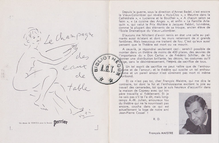 Les programmes de Théatre de l\